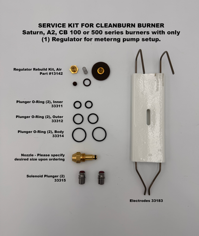 Clean Burn A2 Burner Maintenance Kit: 70372 & 70372A