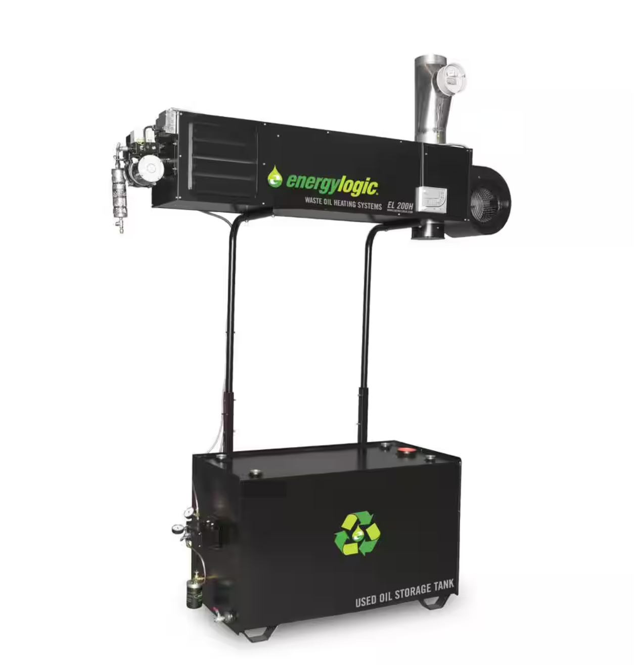 Complete Energylogic EL200H w/ 250 Gallon Tank & Flue Kit (Call for Specials & Promos)