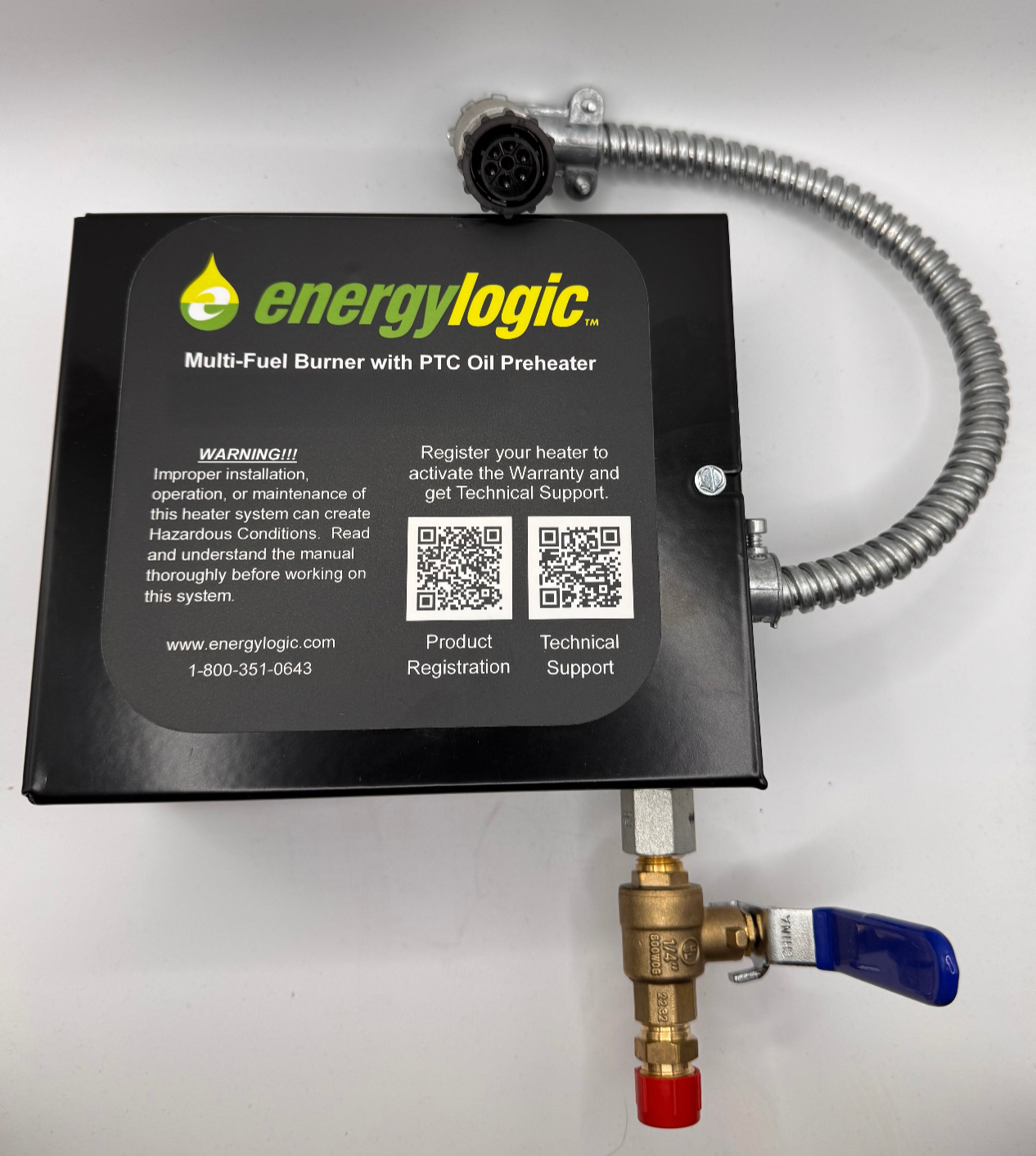 Flat Pre-heater (Preheater) for Energylogic 500B with Retrofit: 81012165