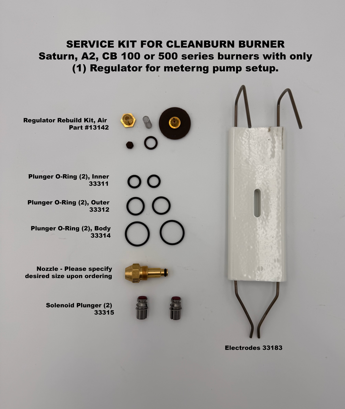 Clean Burn A2 Burner Maintenance Kit: 70372 & 70372A – www