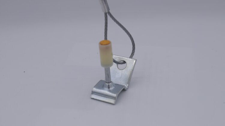 Standard Hanger / 1" Pin & Ceiling Clip Nitroset End Fixing (NS45) HF2-NS45-10FT Bag of 10