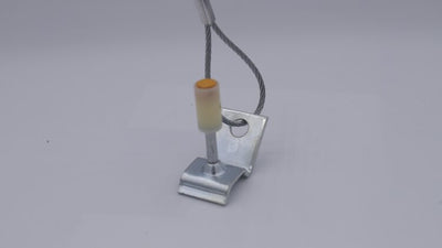 Standard Hanger / 1" Pin & Ceiling Clip Nitroset End Fixing (NS45) HF2-NS45-10FT Bag of 10